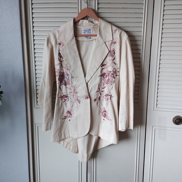 Sequinned tuxedo style blazer - Picture 1 of 13